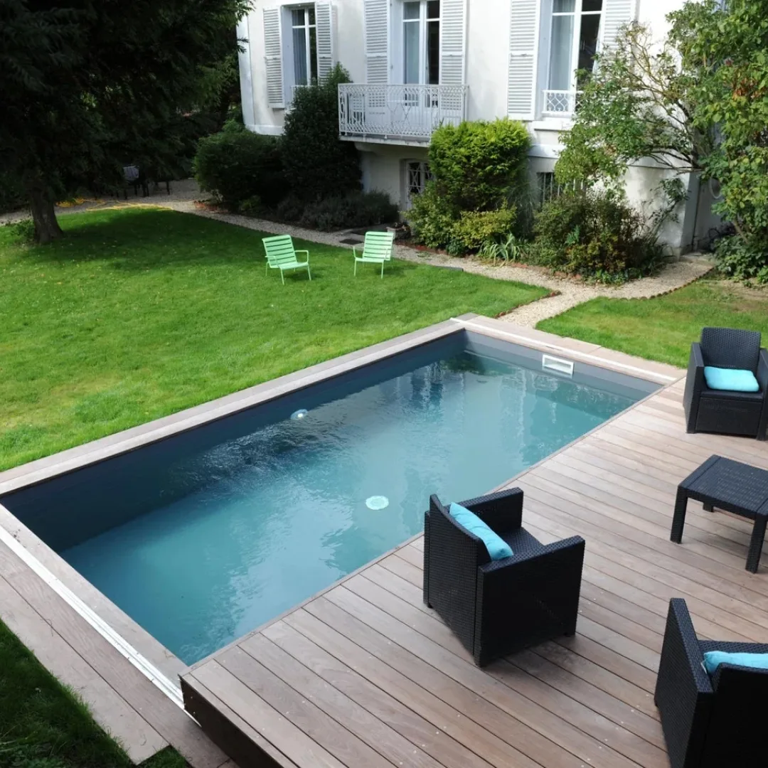 Раздвижная терраса для бассейна в Сарапуле