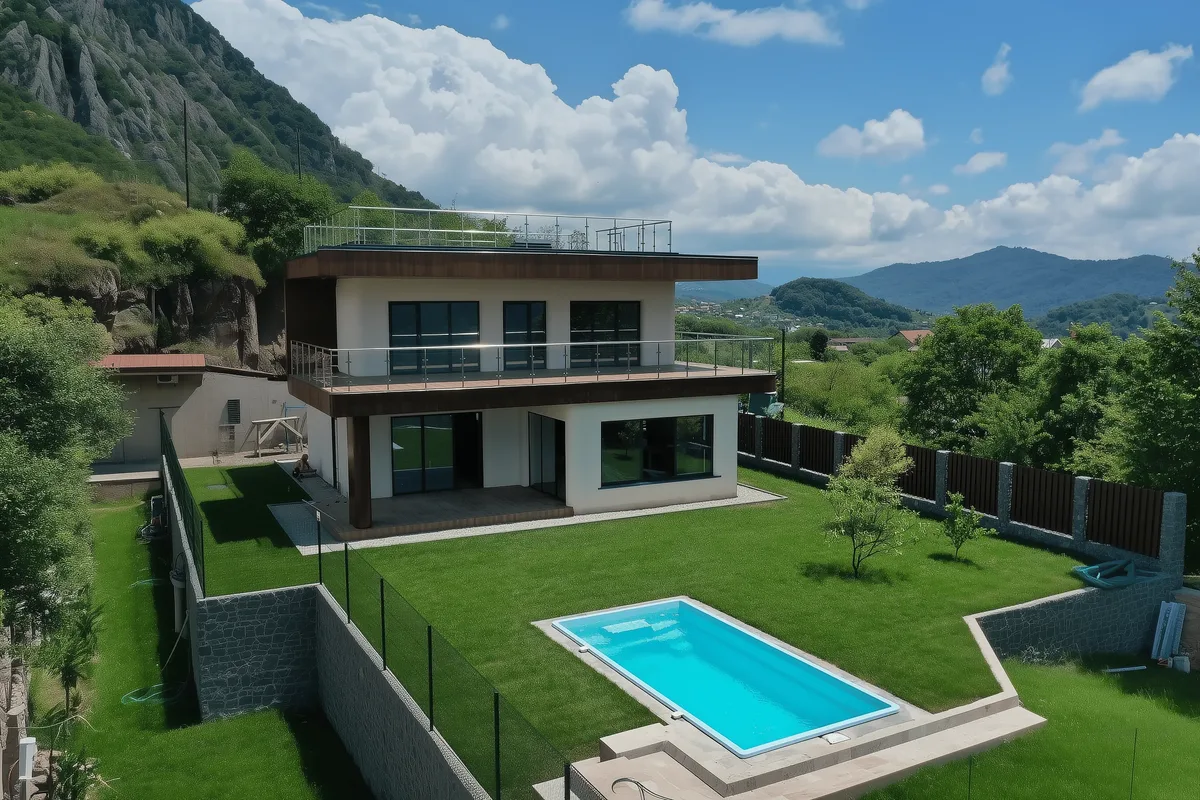 Композитный бассейн Laguna 6 — визуализация в Сарапуле