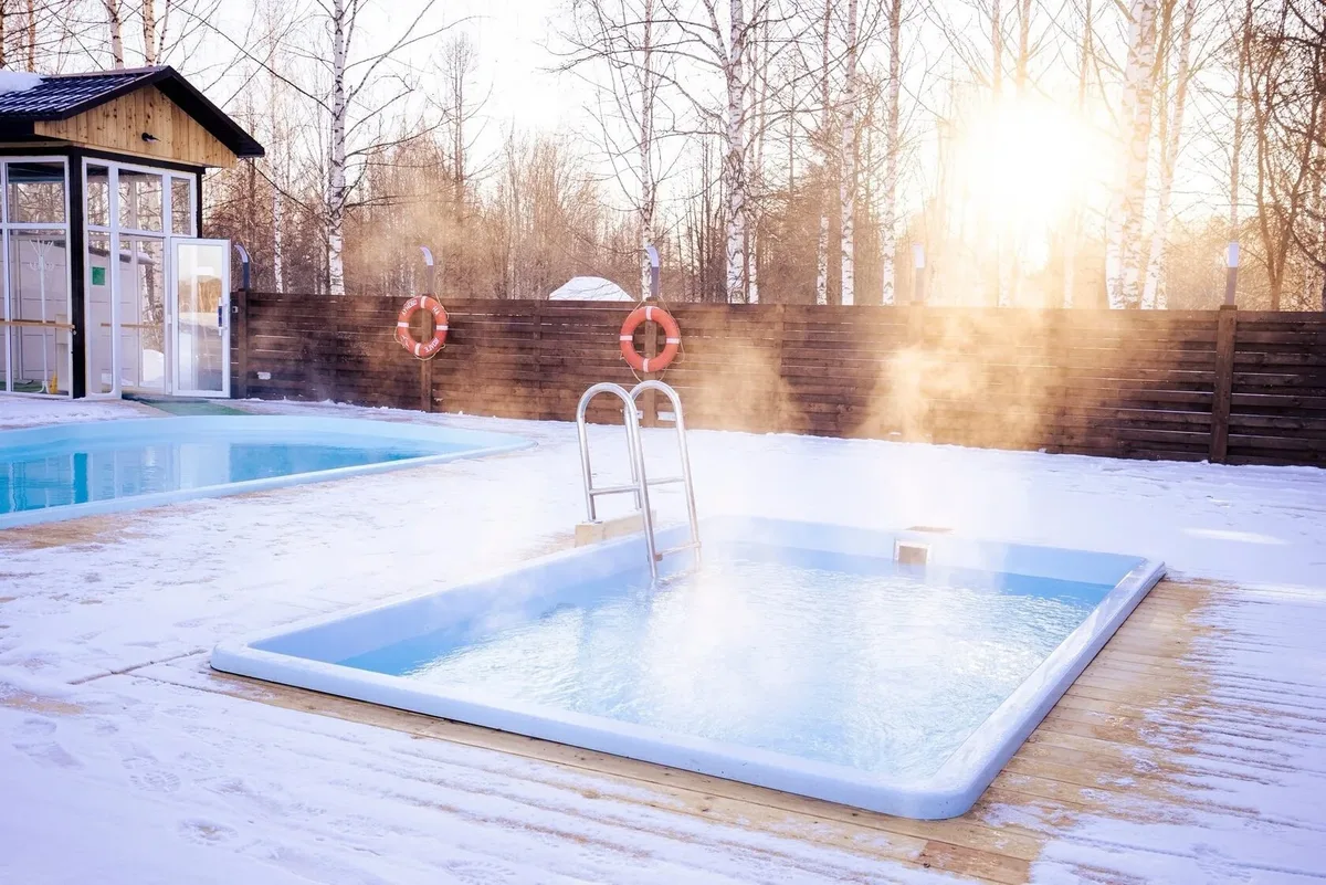 Композитный бассейн Laguna 4 — установка в Сарапуле